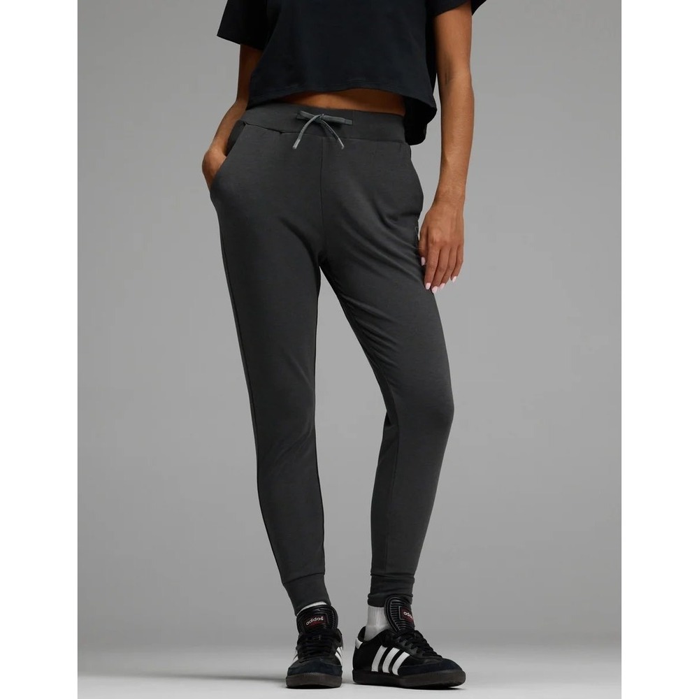 Cozy Earth Brushed Bamboo Viscose Jogger Pants Women XL Charcoal Grey Loungewear
